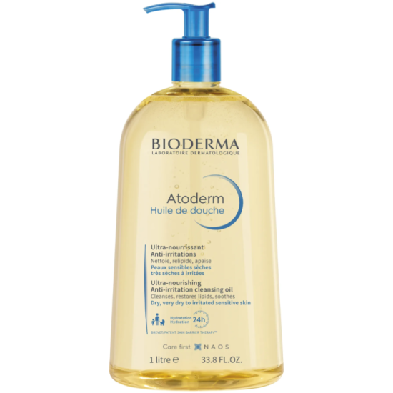 Гель для умывания лица и тела Bioderma Atoderm 1000 мл